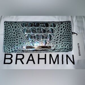 NWT Brahmin Wonderland Ady Leather Wallet Iridescent Melbourne